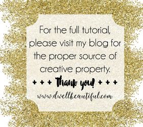 monthlydiychallenge easy gold poster clips