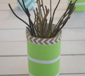 Glass Vase and Paper Wrapping Craft Hometalk