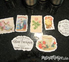 super easy vintage tin can for mother s day flowers, chalk paint, crafts, flowers