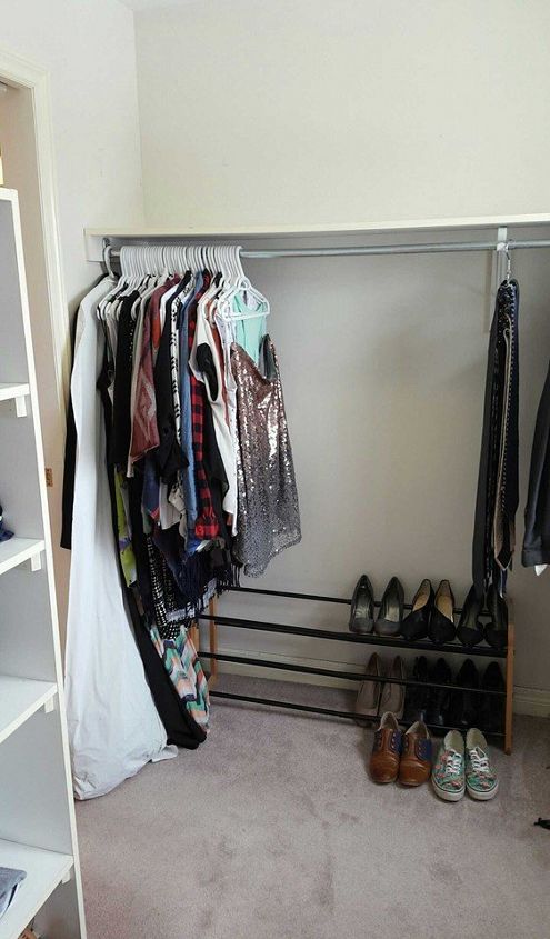 Organized Closet Ideas turn a messy walk-in into an organized closet and dressing room Organized Closet Ideas turn a messy walk-in into an organized closet and dressing room