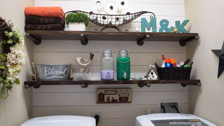 La lavanderia della lavanderia, il diy, le lavanderie, le idee della scaffalatura, l'arredamento della parete, i progetti di lavorazione del legno