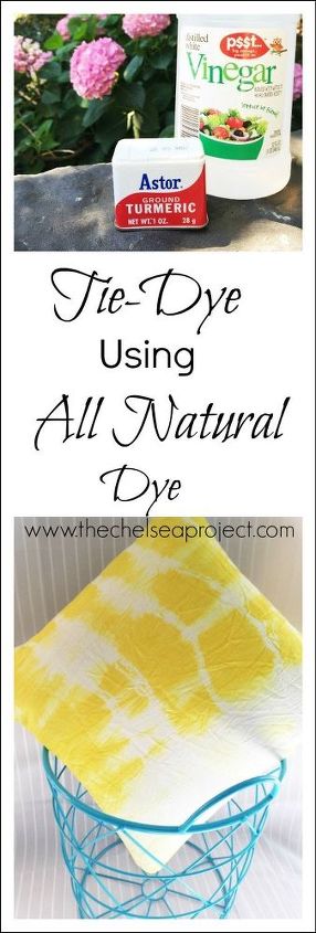 tie dye fabric using turmeric yes the kitchen spice, crafts, go green, how to, reupholster