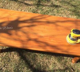 a little black stain wood grain, painted furniture