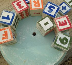 blocked up diy wooden letter block toilet paper roll holder, bathroom ideas, repurposing upcycling