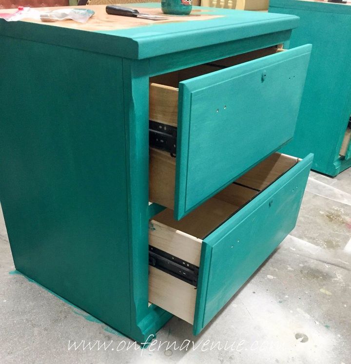 2 file cabinets + barn door = office desk | hometalk 2 file cabinets + barn door = office desk | hometalk