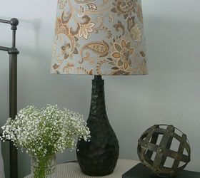 lampshade update, crafts, how to, reupholster