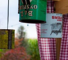 diy tin can chandelier you can do it, diy, electrical, lighting, outdoor living, repurposing upcycling