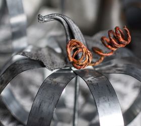 Pottery Barn Inspired Outdoor Metal Pumpkins Hometalk