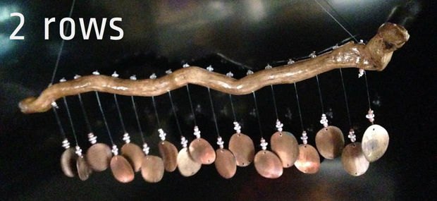 How To Make Pressed Copper Penny Wind Chimes Hometalk How To Make Pressed Penny Wind Chimes Making Progress One At
