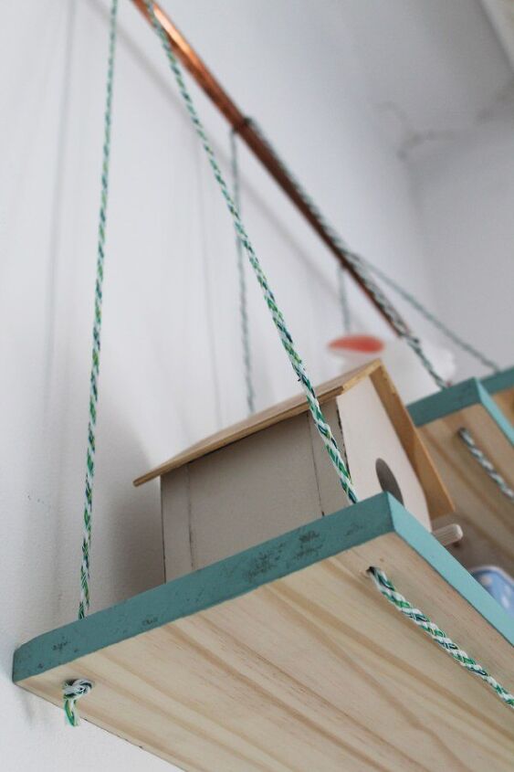 "quick diy how to make pretty copper and pine shelves, crafts, how to, shelving ideas, storage ideas, woodworking projects"