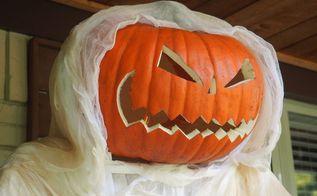 Easy Outdoor Light Up Halloween Ghost Hometalk