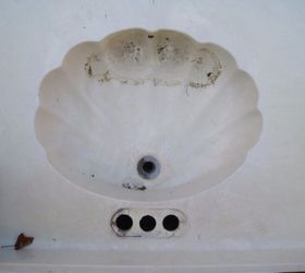 Shell Shaped Bathroom Vanity Top