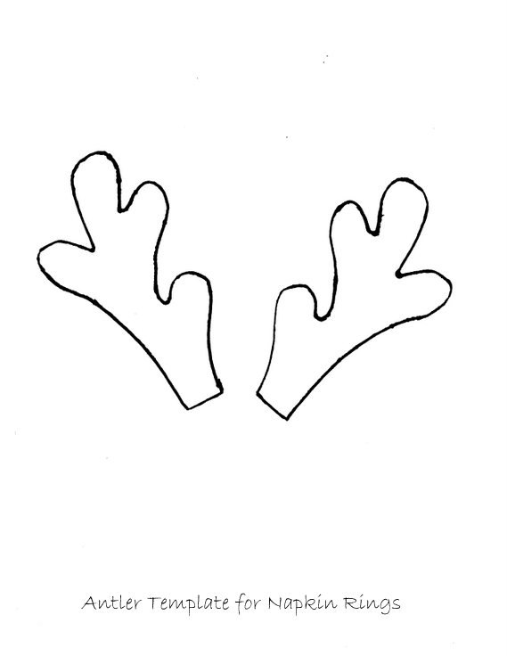template for reindeer antlers no sew deer antlers napkin ring hometalk template for reindeer antlers no sew deer antlers napkin ring hometalk