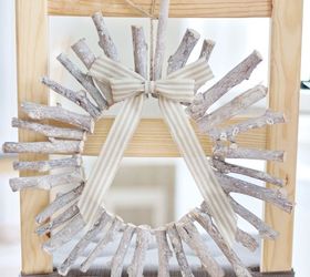 wood christmas wreath unique rustic, christmas decorations, crafts, seasonal holiday decor, wreaths