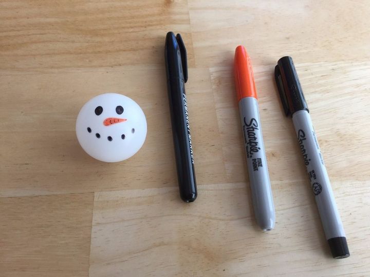easy winter light up snowman craft , crafts