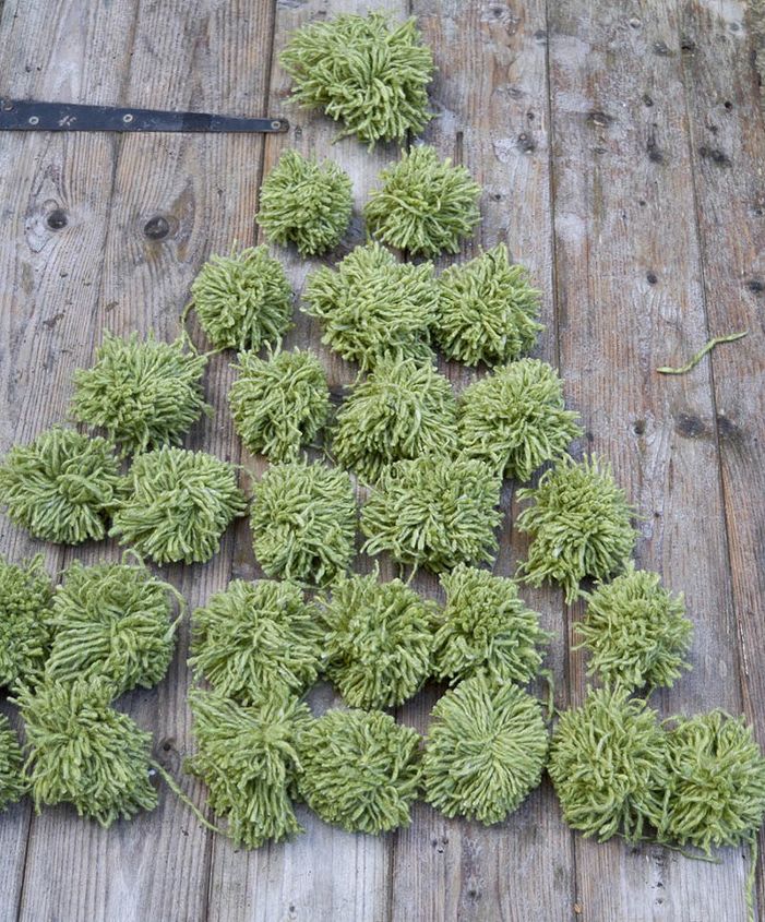 Wall Hanging Christmas Tree how to make a pom pom christmas tree wall hanging | hometalk Wall Hanging Christmas Tree how to make a pom pom christmas tree wall hanging | hometalk