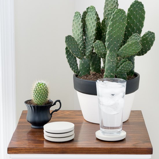 make concrete coasters, concrete masonry