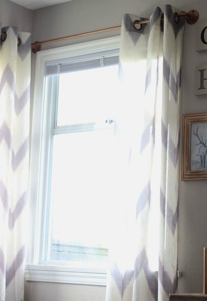 s decorate your living room for under 10 with these 15 ideas, Revamp and old curtain rod with copper paint