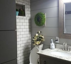 Ugly 1970’s Bathroom Gets a Farmhouse Inspired Makeover Hometalk