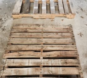 pallet sliding barn door, diy, doors, pallet, woodworking projects