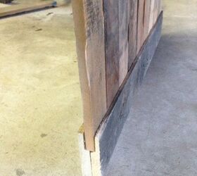 pallet sliding barn door, diy, doors, pallet, woodworking projects