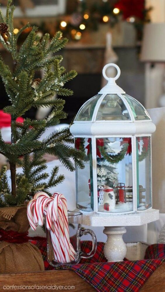 s 15 ways you never thought of using light fixtures in your home, home decor, Reimagine an outdoor light as holiday decor