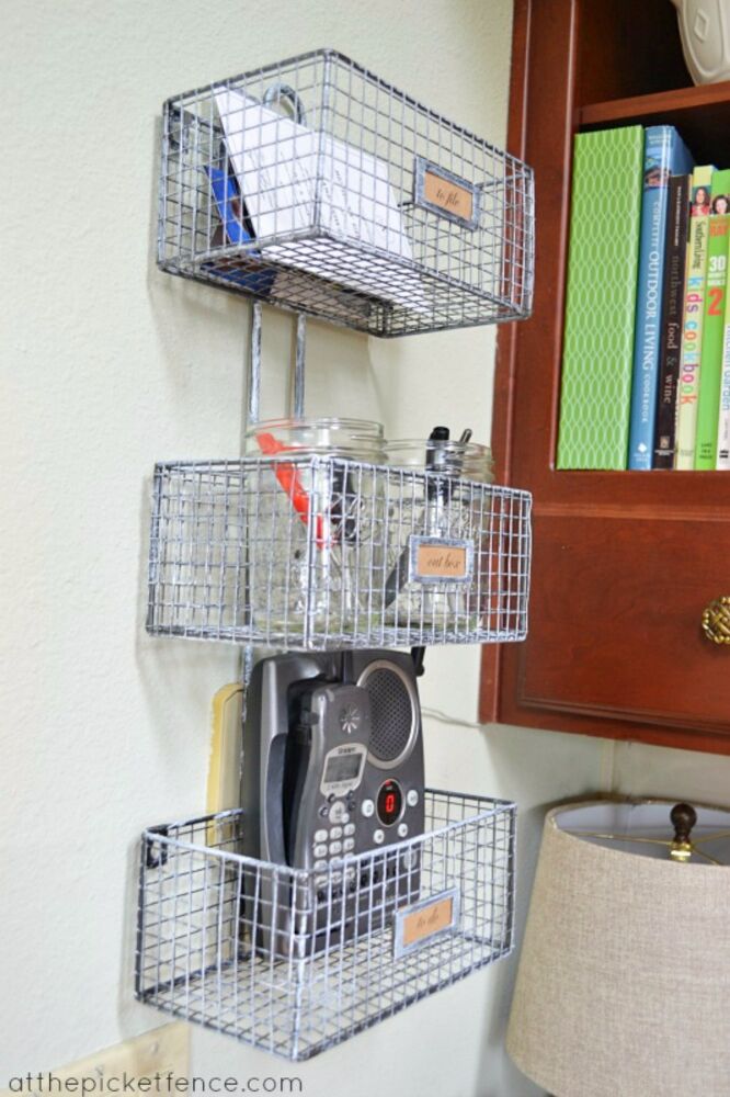 s get rid of kitchen countertop clutter with 13 clever mason jar ideas, countertops, kitchen design, mason jars, organizing, Create a kitchen command center