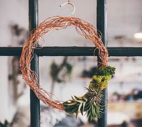 Copper Wire Wreath With Air Plants Hometalk