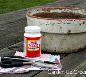 DIY Decoupage Bird Feeder Planter Hometalk