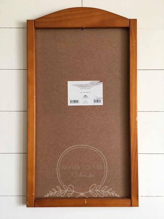 Wall Calendar Frame thrift store wall calendar turned into rustic french message board Wall Calendar Frame thrift store wall calendar turned into rustic french message board