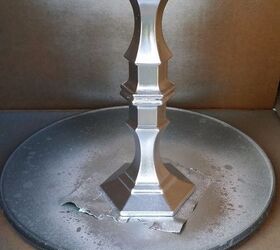 Double Tiered Lazy Susan Made With Old Microwave Turntables. Hometalk