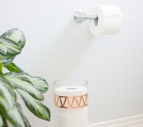 Turn a Glass Vase Into Chic Toilet Paper Storage! Hometalk