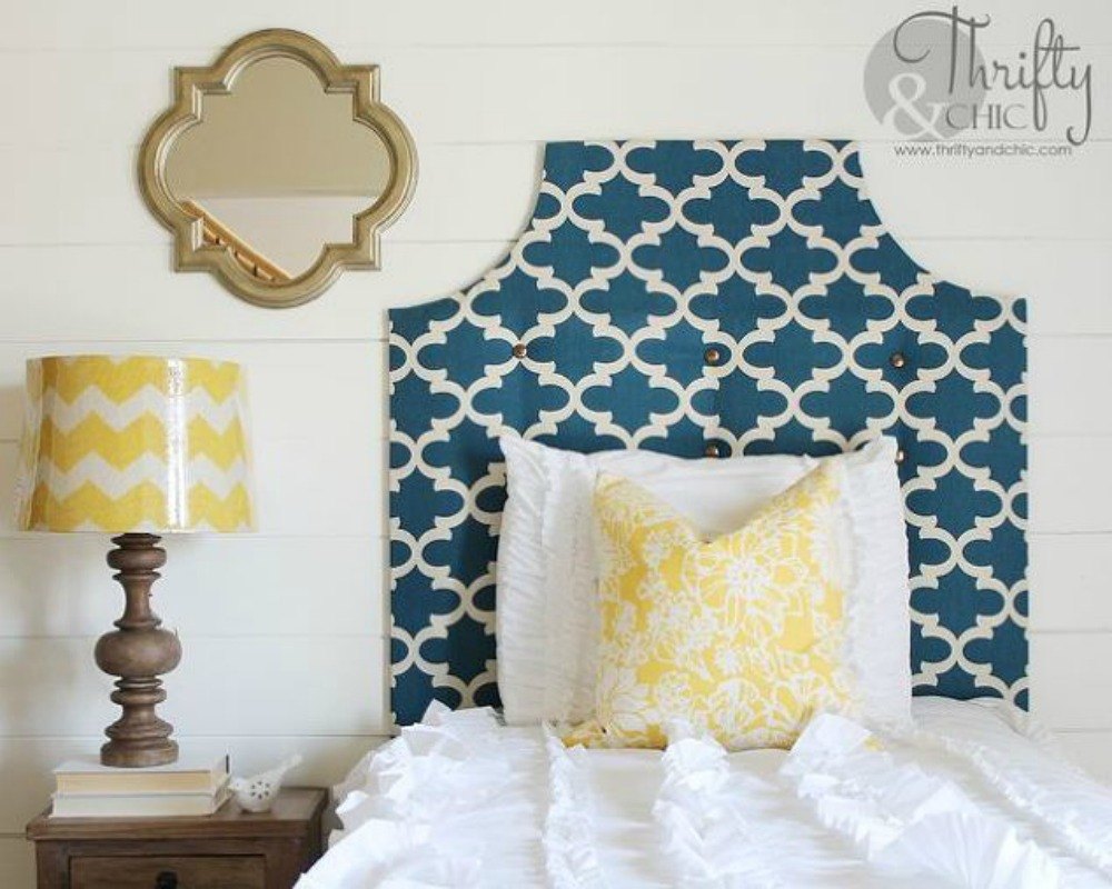 s these are the diy headboard ideas you ve been dreaming of, This budget friendly gem