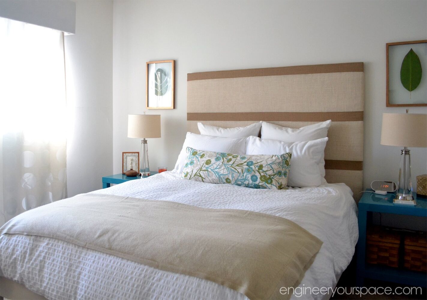s these are the diy headboard ideas you ve been dreaming of, Get This Country Burlap Beauty