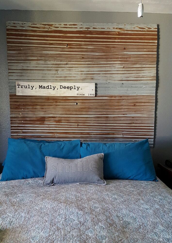 s these are the diy headboard ideas you ve been dreaming of, Get This Bold Urban Headboard