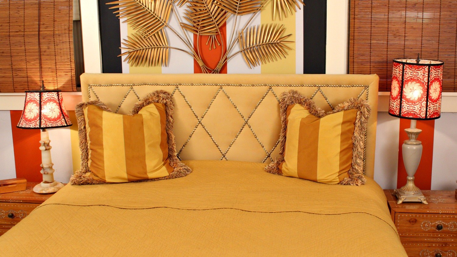s these are the diy headboard ideas you ve been dreaming of, Or A Harlequin Nailhead Trim