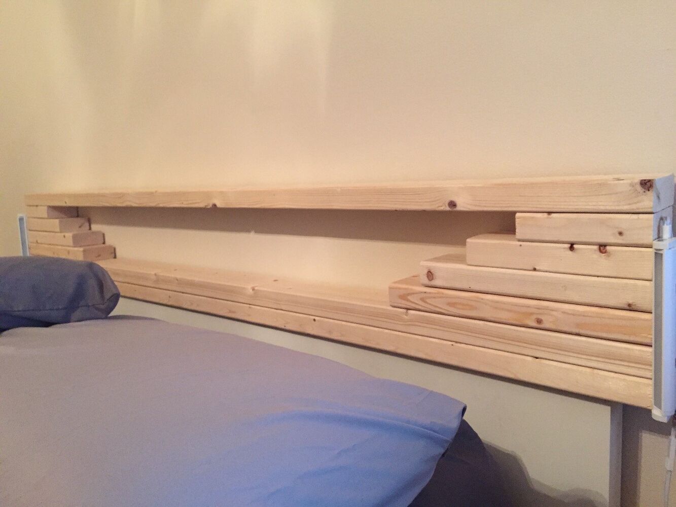 s these are the diy headboard ideas you ve been dreaming of, Make This Simple Mini Shelf Board