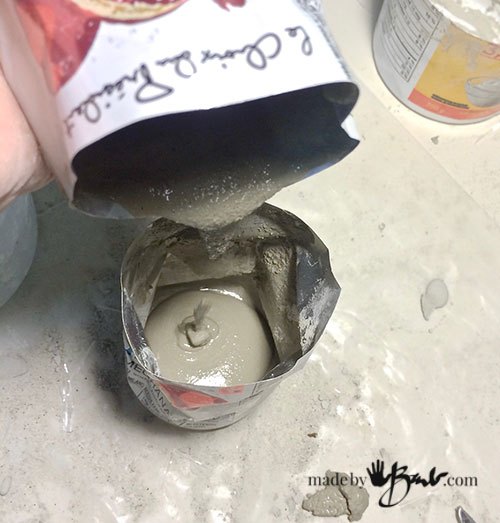 easiest concrete casting ever