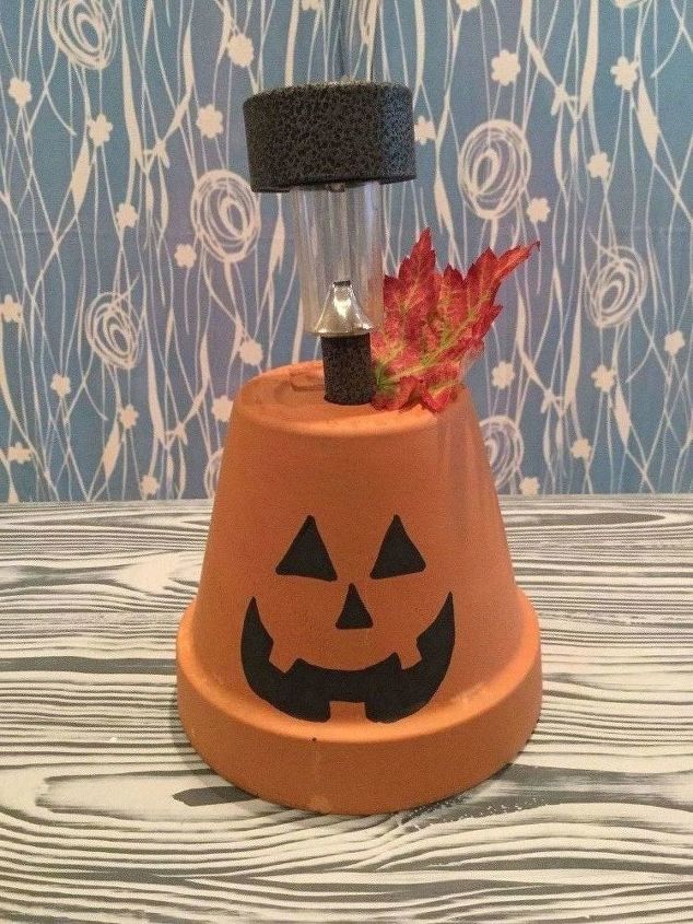 " " \"flower pot to solar pumpkin\"""