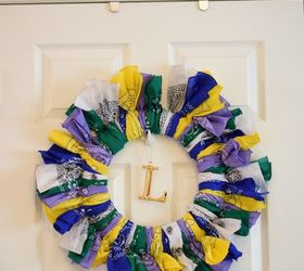 Easy Fall Bandana Wreath | Hometalk