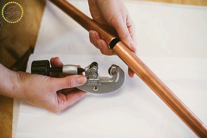 "urban outfitters inspired copper weaving"