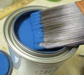 before amp after the makeover of a wooden play kitchen, chalk paint, diy, how to, painted furniture, Annie Sloan Napoleonic Blue Isn t it a DIVINE color Love it Dries a shade darker