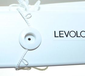 how to shorten faux wood blinds, home maintenance repairs, how to, window treatments, windows, Start by removing the plug on the bottom and and pulling all the strings out through the hole