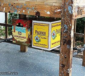 rustic cooler box made from recycled pallets, diy, how to, pallet, repurposing upcycling, The two best Beers on earth beachbumlivin