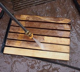 how to rehab a classic grill, outdoor living, painting, We love this wood sideboard A little powerwashing took off the grime