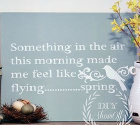 time to think spring, seasonal holiday decor, DIY spring sign