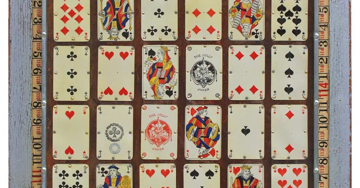 Vintage Playing Cards Original Wall Art | Hometalk
