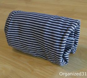 how to fold and file pajamas, cleaning tips, organizing, You have the set folded neatly together and ready to file in your drawer