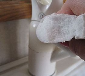 how to easily remove hard water deposits, home maintenance repairs, how to, Now give it one final rinse with hot water and use your dry eraser to clean off smudges This step kind of polishes it off but is not necessary if you don t have any minor surface level scuffs