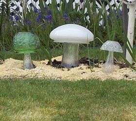 mushrooms flowers and gnomes oh my, flowers, gardening, Close up of the mushrooms